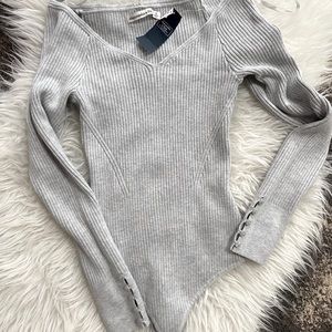 Abercrombie & Fitch off shoulder sweater bodysuit